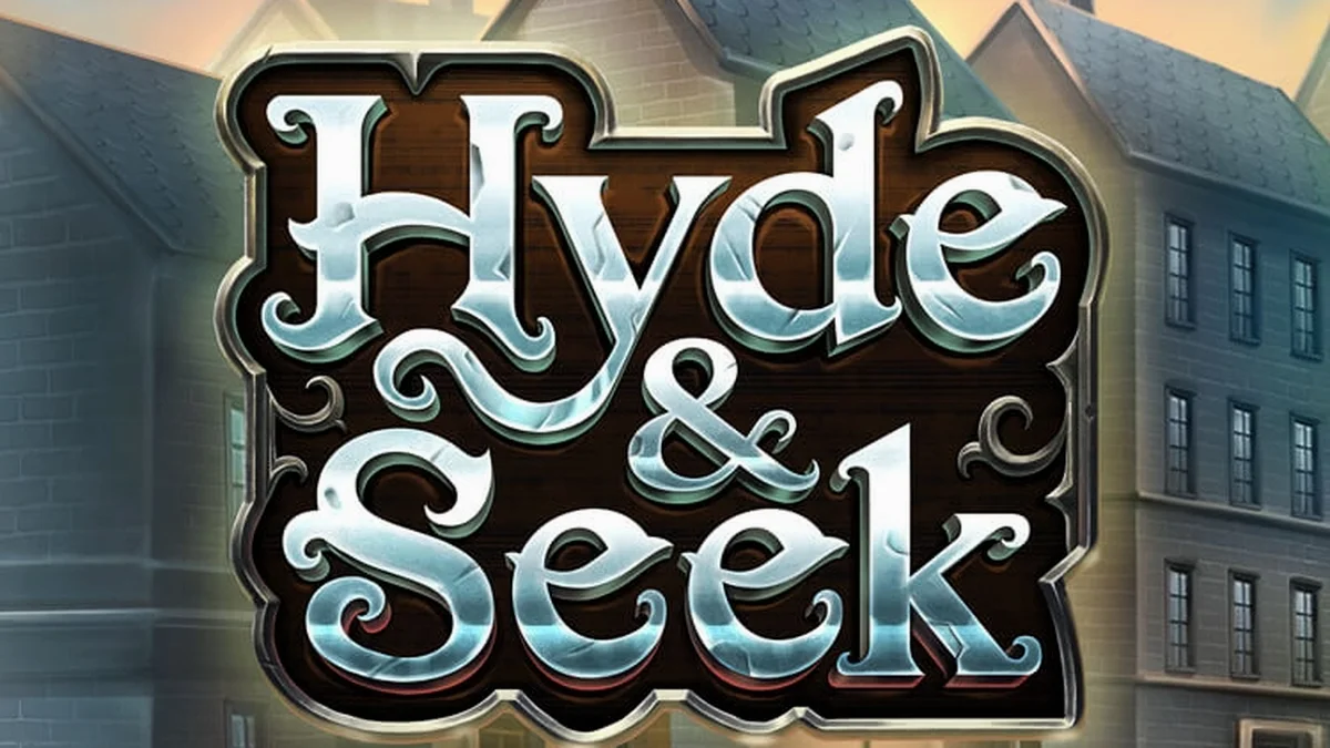 Visual na disenyo ng slot game na Hyde & Seek na may temang Halloween
